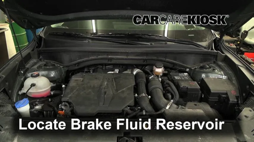 2021 Kia Sorento SX 2.5L 4 Cyl. Turbo Brake Fluid Check Fluid Level